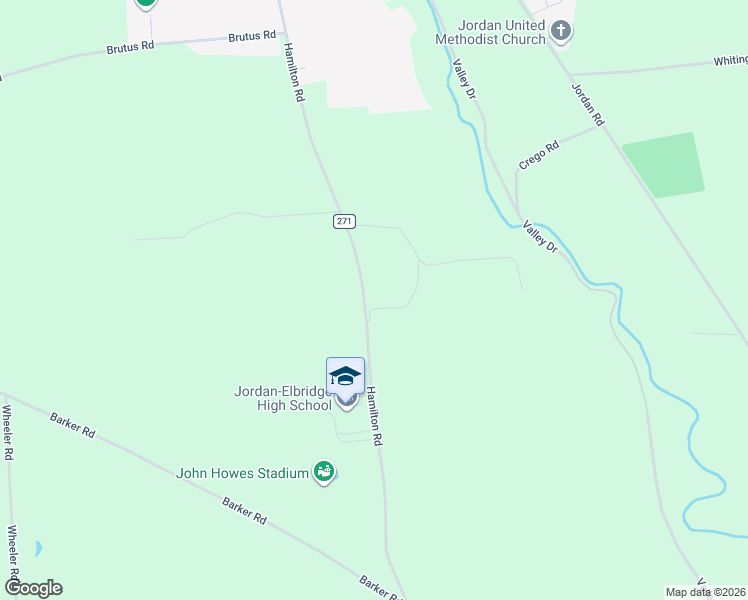 map of restaurants, bars, coffee shops, grocery stores, and more near 5758 Hamilton Road in Jordan