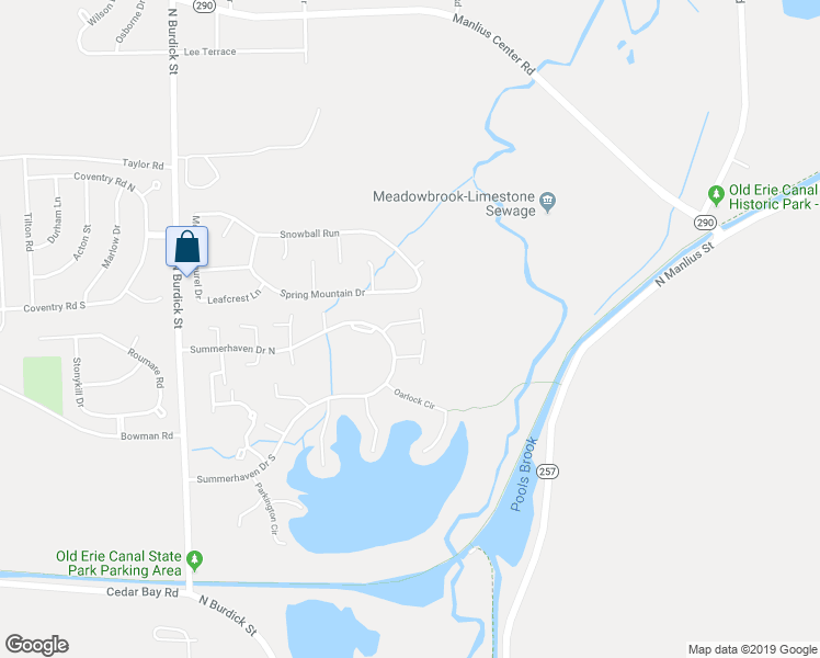 map of restaurants, bars, coffee shops, grocery stores, and more near 309 Summerhaven Drive North in East Syracuse