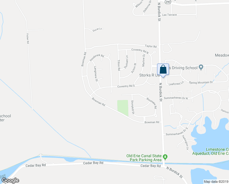 map of restaurants, bars, coffee shops, grocery stores, and more near 5829 Augsburg Circle in East Syracuse