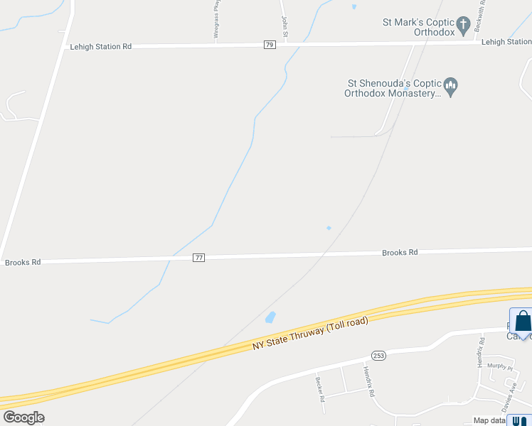 map of restaurants, bars, coffee shops, grocery stores, and more near 334 Brooks Road in West Henrietta
