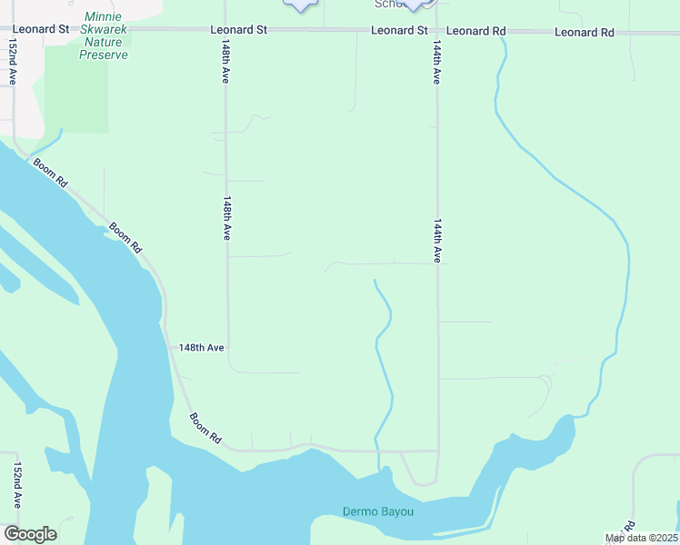 map of restaurants, bars, coffee shops, grocery stores, and more near 15551 144th Avenue in Spring Lake
