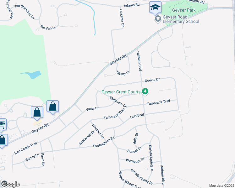map of restaurants, bars, coffee shops, grocery stores, and more near 7 Quevic Drive in Saratoga Springs