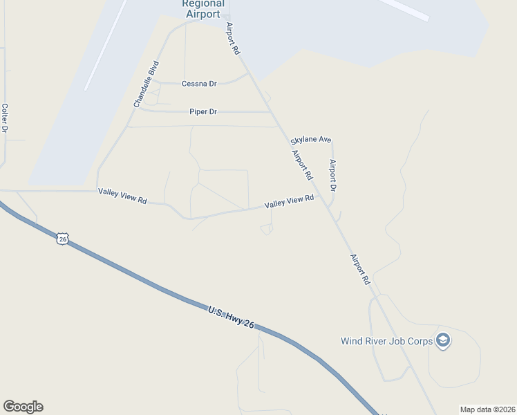 map of restaurants, bars, coffee shops, grocery stores, and more near 4722 Valley View Road in Riverton