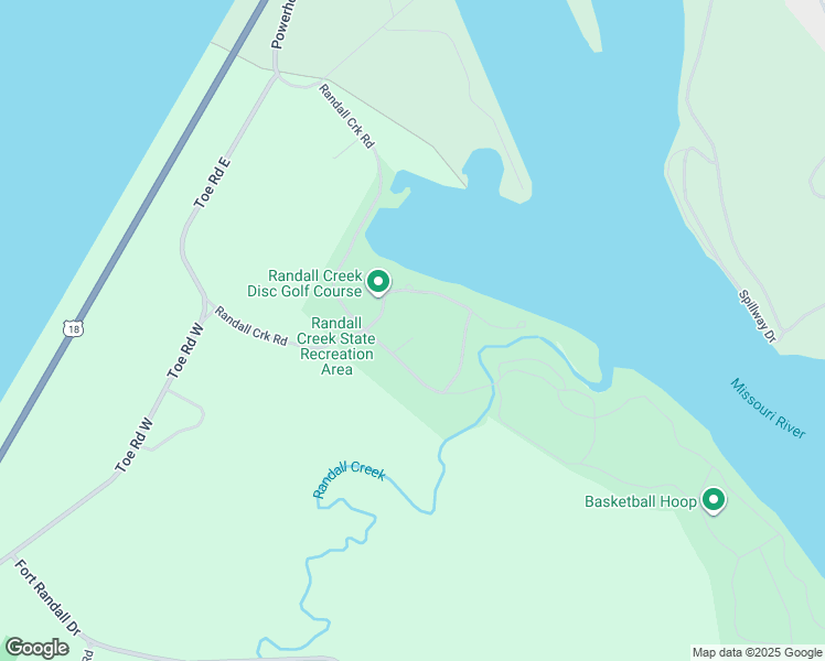 map of restaurants, bars, coffee shops, grocery stores, and more near 292nd Street in Charles Mix County