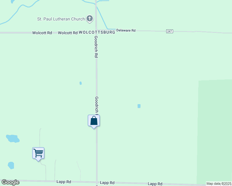 map of restaurants, bars, coffee shops, grocery stores, and more near in Clarence Center