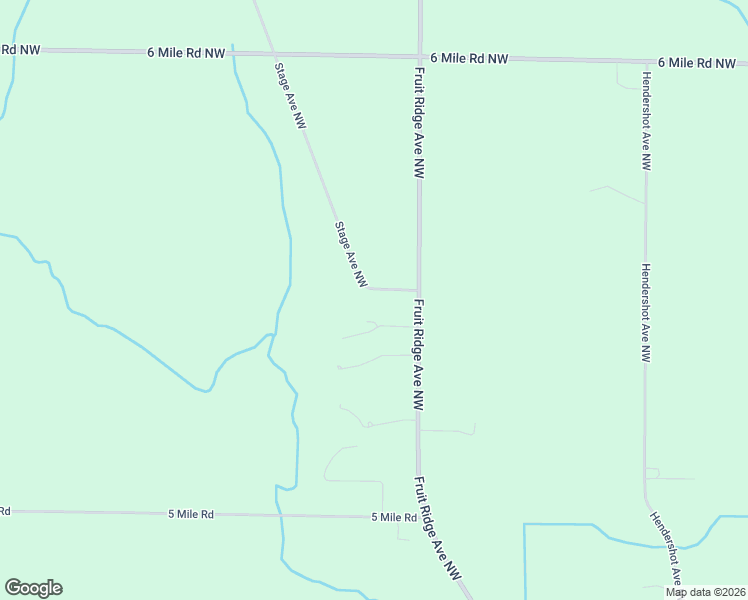 map of restaurants, bars, coffee shops, grocery stores, and more near 4821 Stage Avenue Northwest in Grand Rapids