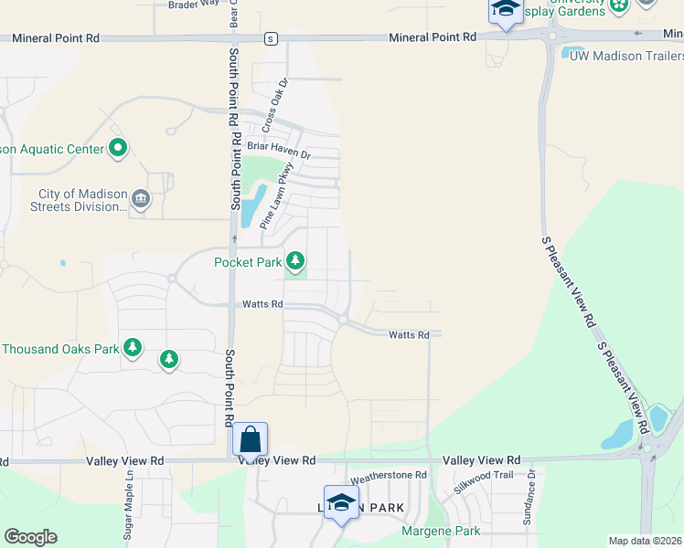 map of restaurants, bars, coffee shops, grocery stores, and more near Redan Drive in Fitchburg