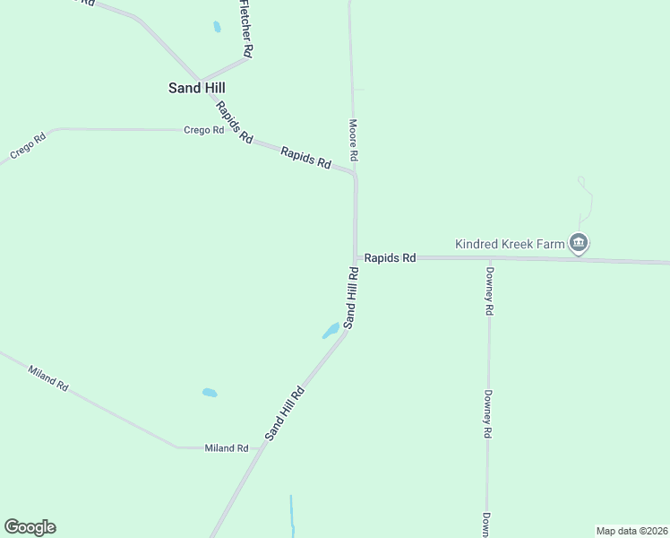 map of restaurants, bars, coffee shops, grocery stores, and more near 7444 Sand Hill Rd in Akron