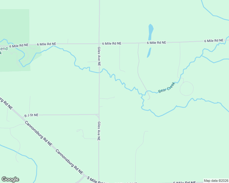 map of restaurants, bars, coffee shops, grocery stores, and more near 4900 Giles Avenue Northeast in Ada