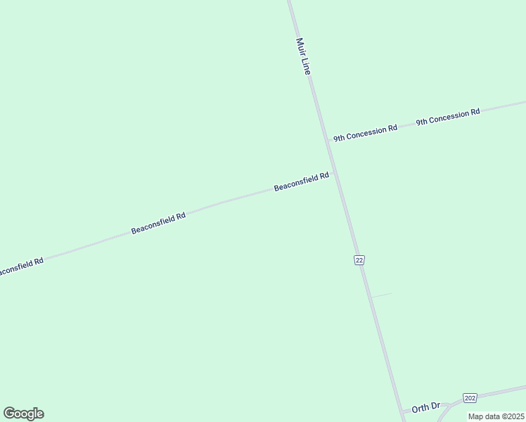 map of restaurants, bars, coffee shops, grocery stores, and more near 406118 Beaconsfield Road in Burgessville