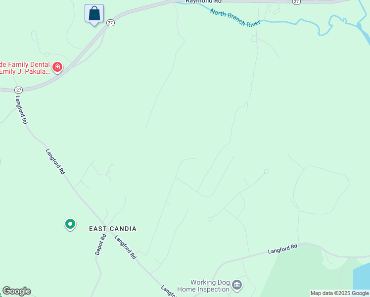 map of restaurants, bars, coffee shops, grocery stores, and more near 30 Roy Street in Raymond