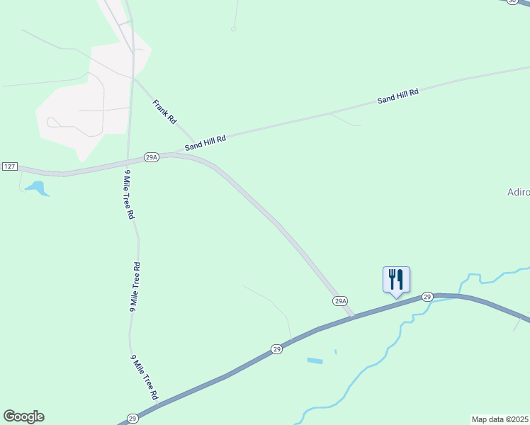 map of restaurants, bars, coffee shops, grocery stores, and more near 187 Turkey Farm Road in Gloversville