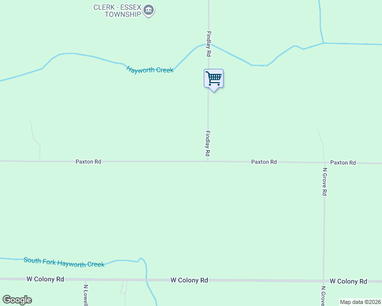 map of restaurants, bars, coffee shops, grocery stores, and more near 5730 Paxton Road in Saint Johns