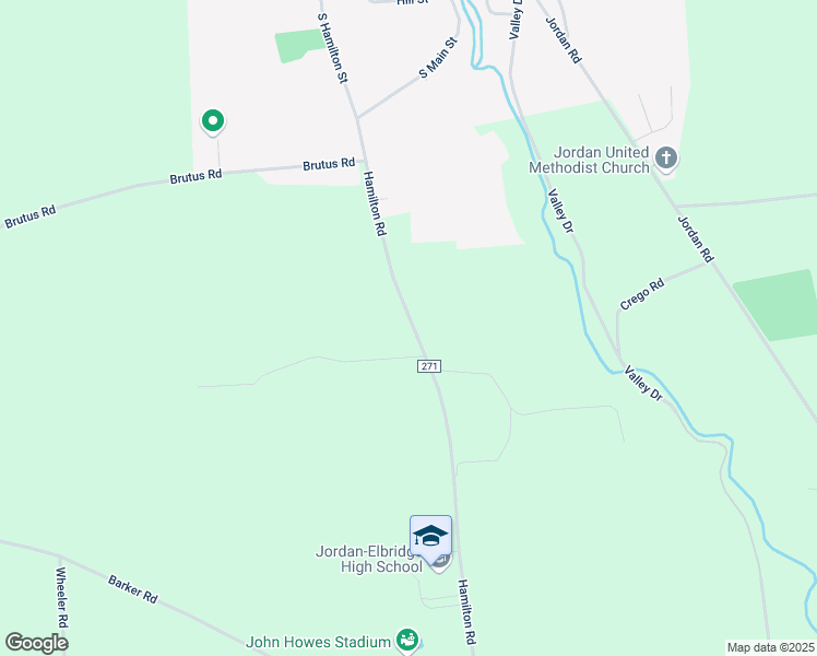 map of restaurants, bars, coffee shops, grocery stores, and more near 5816-5880 Hamilton Road in Jordan