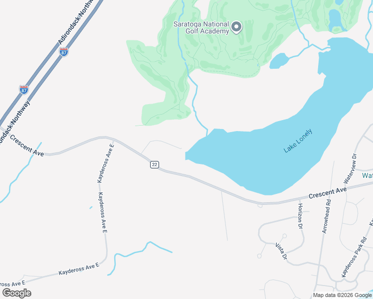 map of restaurants, bars, coffee shops, grocery stores, and more near 243 Poe Road in Saratoga Springs
