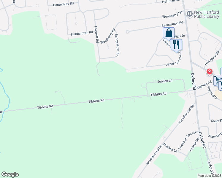 map of restaurants, bars, coffee shops, grocery stores, and more near 8925 Tibbitts Rd in New Hartford