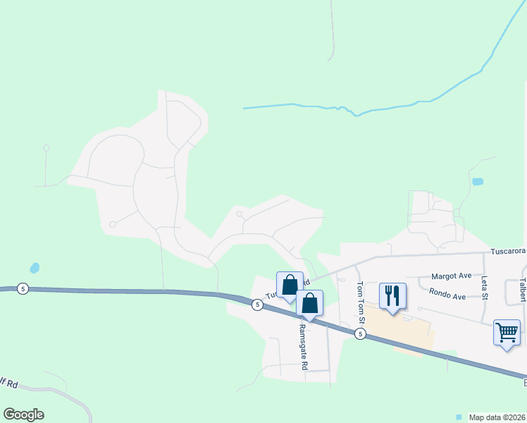map of restaurants, bars, coffee shops, grocery stores, and more near 1921 North Ridge Drive in Sullivan