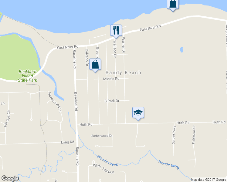 map of restaurants, bars, coffee shops, grocery stores, and more near 3390 Wallace Drive in Grand Island