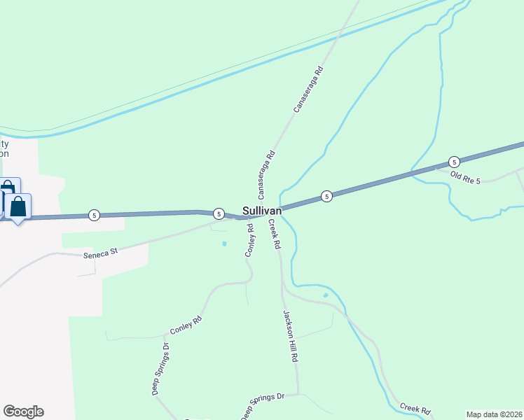 map of restaurants, bars, coffee shops, grocery stores, and more near in Sullivan