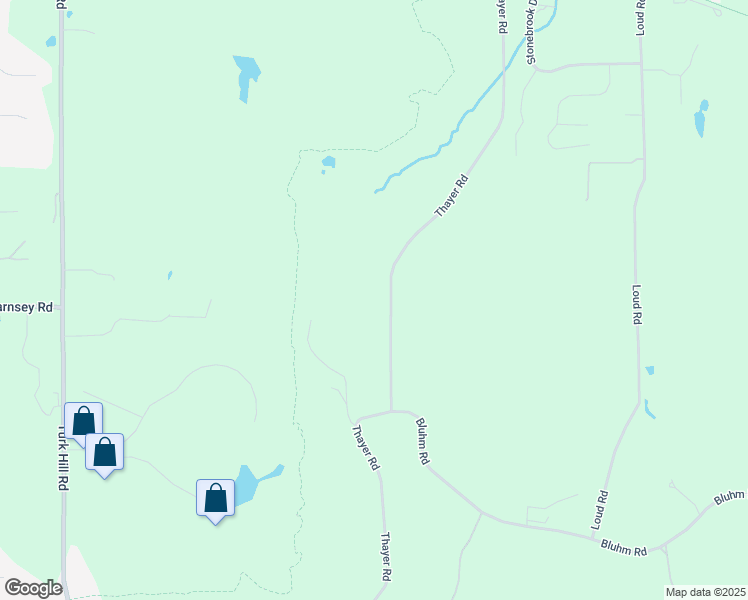 map of restaurants, bars, coffee shops, grocery stores, and more near 325 Thayer Road in Fairport