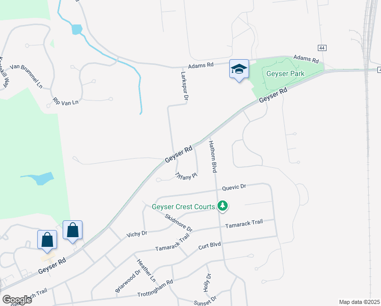 map of restaurants, bars, coffee shops, grocery stores, and more near 1 Tiffany Place in Saratoga Springs