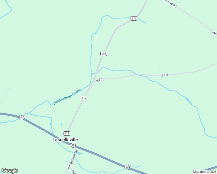 map of restaurants, bars, coffee shops, grocery stores, and more near 134 East Road in Saint Johnsville