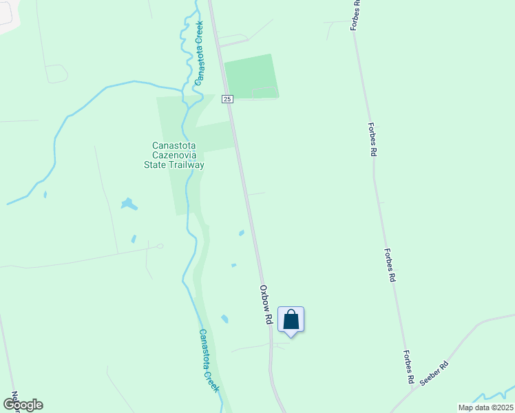 map of restaurants, bars, coffee shops, grocery stores, and more near 3750 Barley Road in Canastota