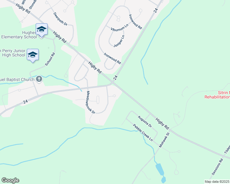 map of restaurants, bars, coffee shops, grocery stores, and more near 10 Westminster Circle in New Hartford