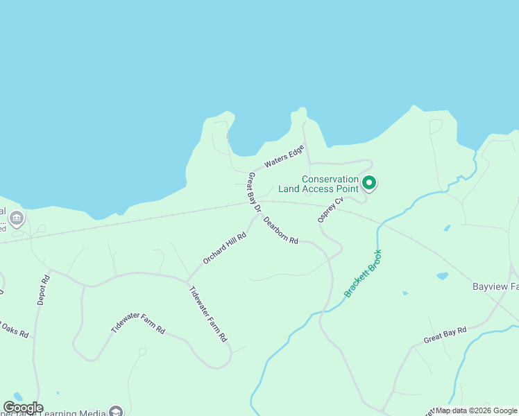 map of restaurants, bars, coffee shops, grocery stores, and more near 272 Dearborn Road in Greenland