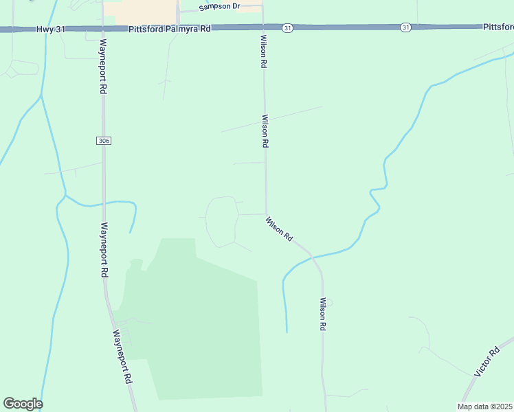 map of restaurants, bars, coffee shops, grocery stores, and more near 1321 Wilson Road in Macedon