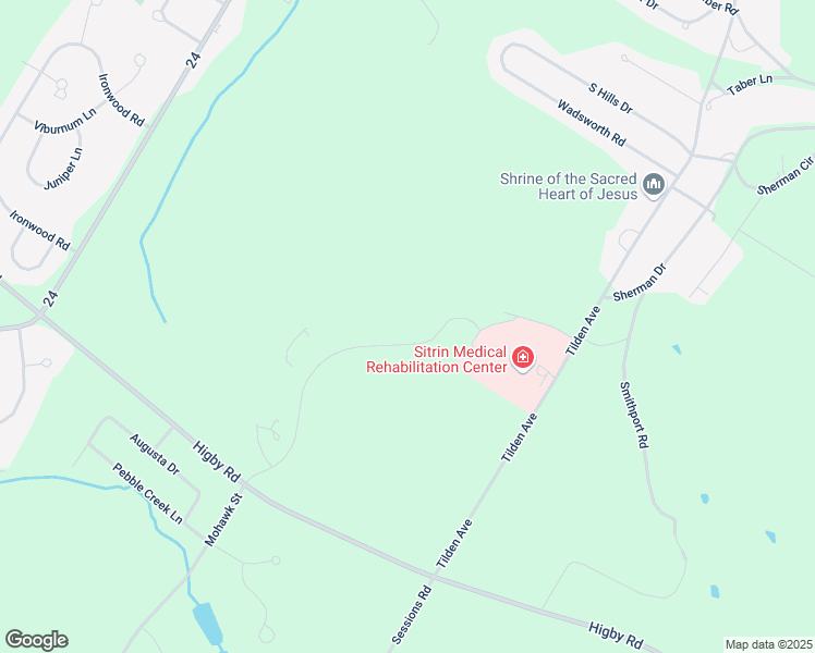 map of restaurants, bars, coffee shops, grocery stores, and more near 117 Sitrin Lane in New Hartford