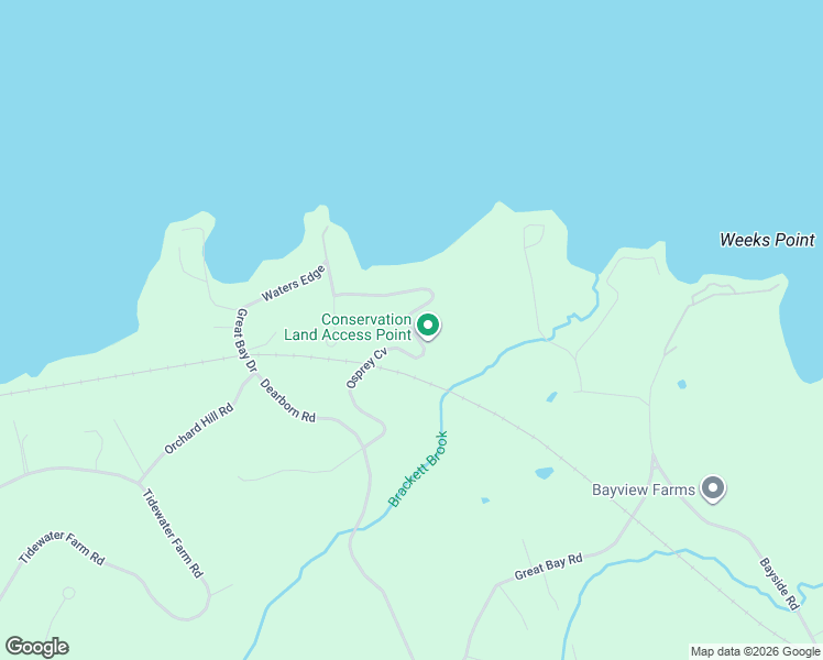 map of restaurants, bars, coffee shops, grocery stores, and more near 41 Bayridge Road in Greenland