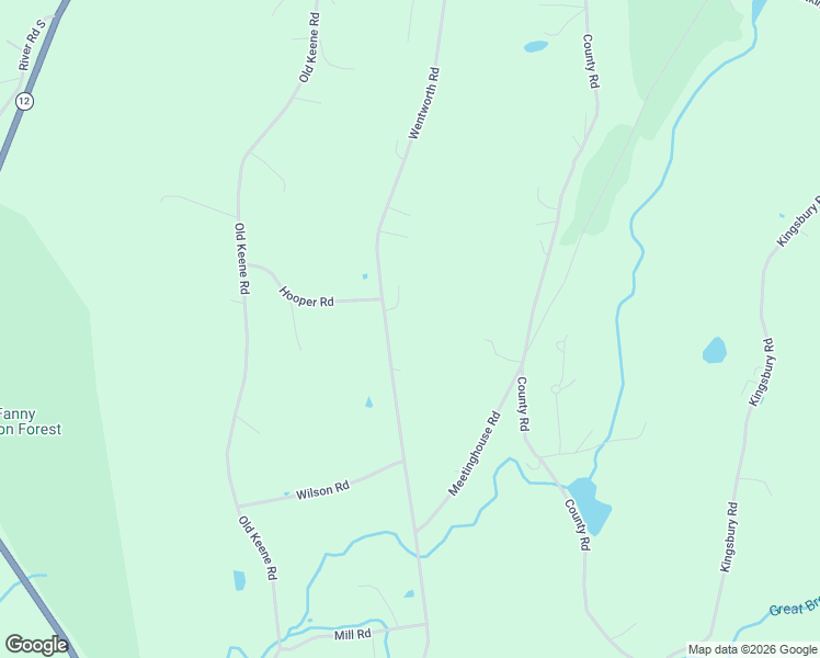 map of restaurants, bars, coffee shops, grocery stores, and more near 289 Wentworth Road in Walpole