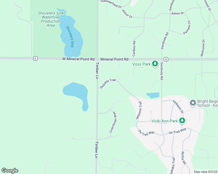 map of restaurants, bars, coffee shops, grocery stores, and more near 3735 Sequoia Trail in Verona