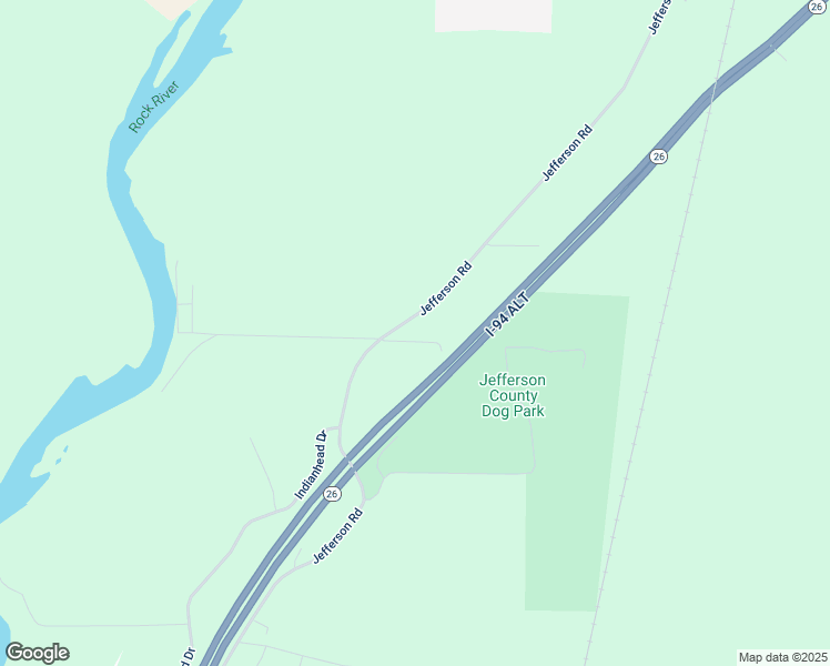 map of restaurants, bars, coffee shops, grocery stores, and more near N5920 Jefferson Road in Johnson Creek