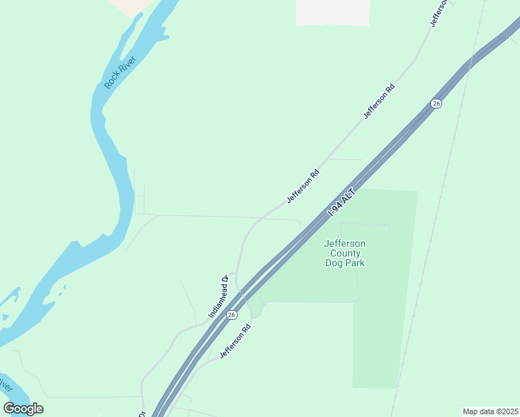 map of restaurants, bars, coffee shops, grocery stores, and more near N5920 Jefferson Road in Johnson Creek