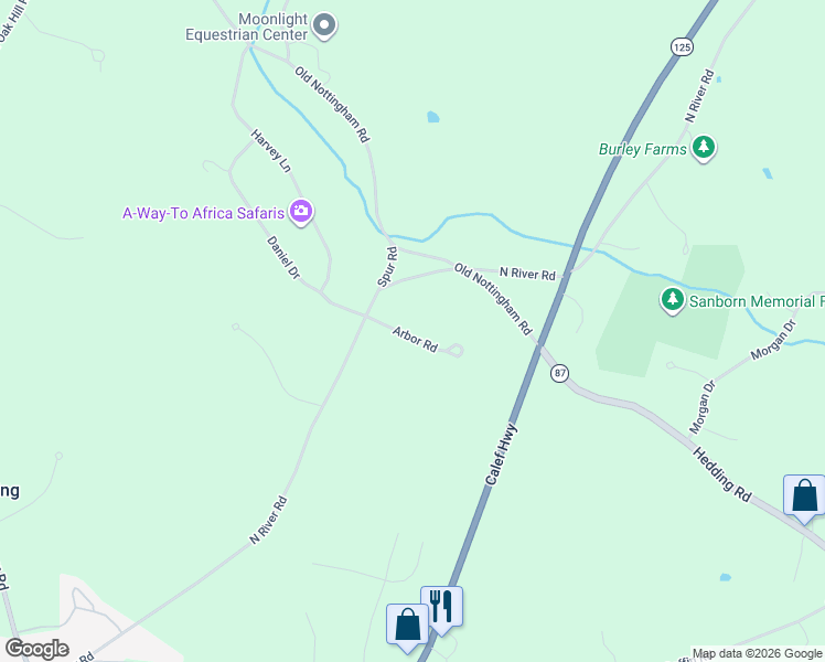 map of restaurants, bars, coffee shops, grocery stores, and more near in Epping