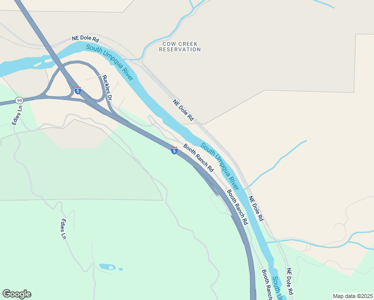 map of restaurants, bars, coffee shops, grocery stores, and more near Pacific Highway in Myrtle Creek