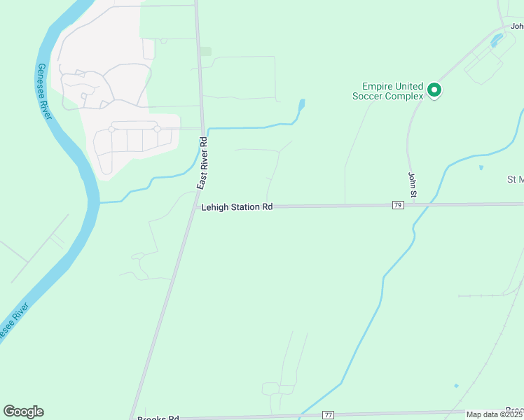 map of restaurants, bars, coffee shops, grocery stores, and more near 85 Lehigh Station Road in West Henrietta
