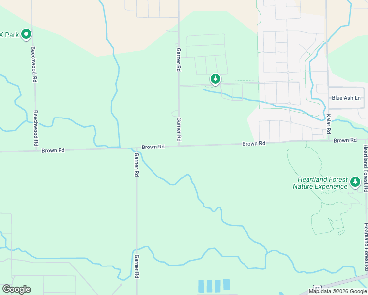 map of restaurants, bars, coffee shops, grocery stores, and more near 8950 Brown Road in Niagara Falls