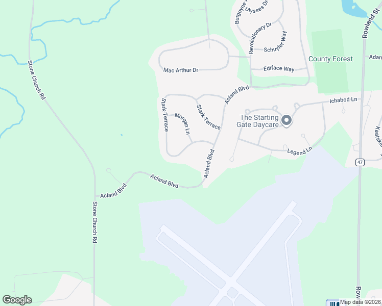 map of restaurants, bars, coffee shops, grocery stores, and more near 683 Stark Terrace in Ballston Spa