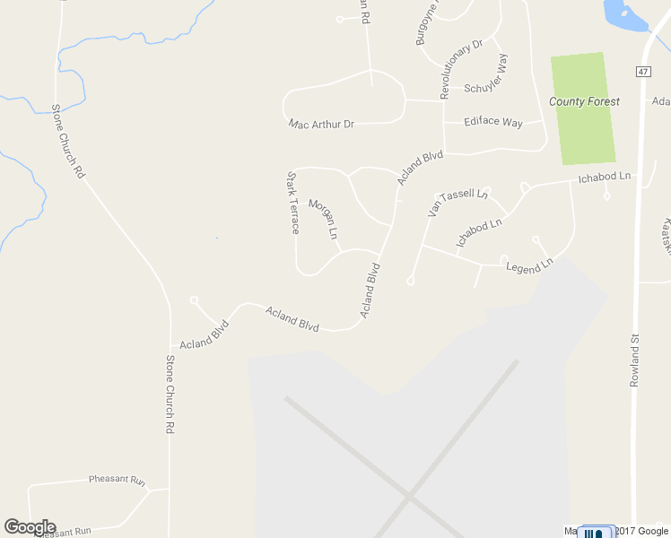 map of restaurants, bars, coffee shops, grocery stores, and more near 683 Stark Terrace in Ballston Spa