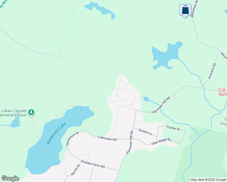 map of restaurants, bars, coffee shops, grocery stores, and more near 1 Bumscuff Street in Raymond