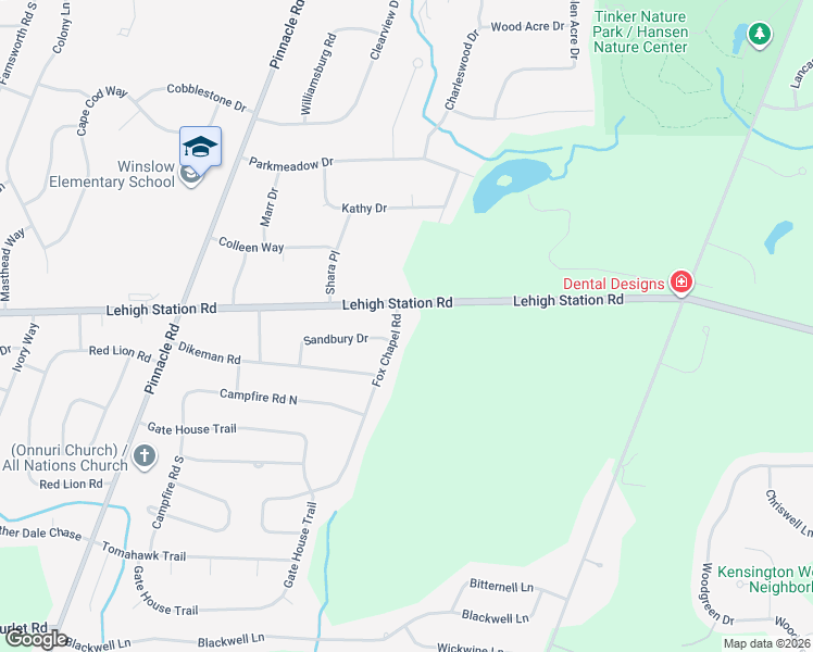 map of restaurants, bars, coffee shops, grocery stores, and more near 16 Fox Chapel Road in Pittsford