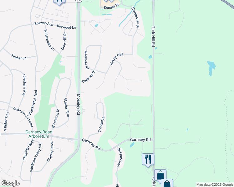 map of restaurants, bars, coffee shops, grocery stores, and more near 31 Watchet Lane in Fairport
