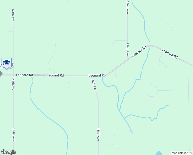 map of restaurants, bars, coffee shops, grocery stores, and more near 13782 Leonard Road in Spring Lake