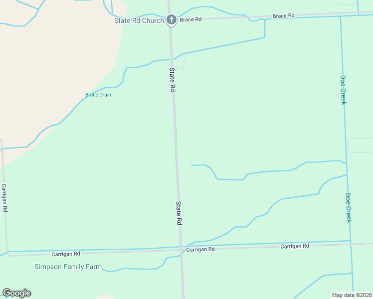 map of restaurants, bars, coffee shops, grocery stores, and more near 5230 State Road in St. Clair County