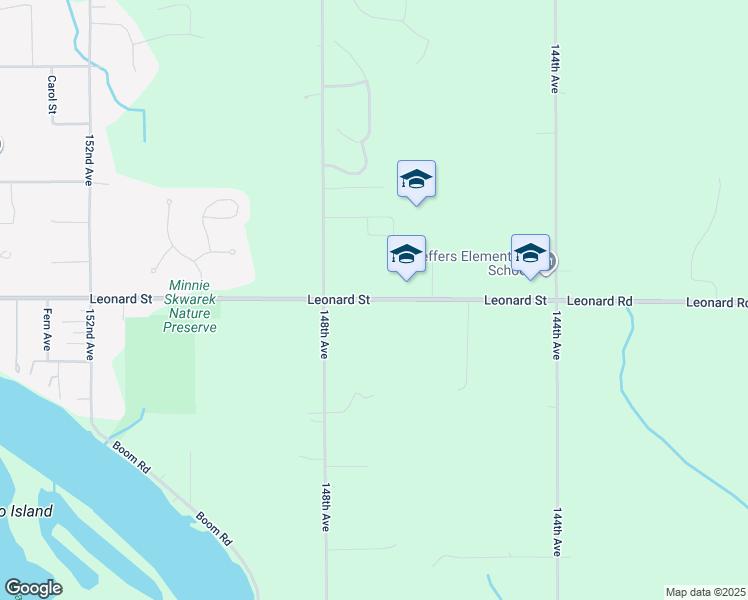 map of restaurants, bars, coffee shops, grocery stores, and more near 14712 Leonard Street in Spring Lake