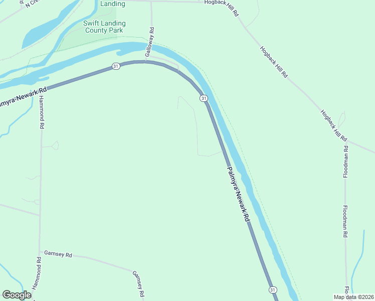 map of restaurants, bars, coffee shops, grocery stores, and more near 4263 Canalside Drive in Palmyra