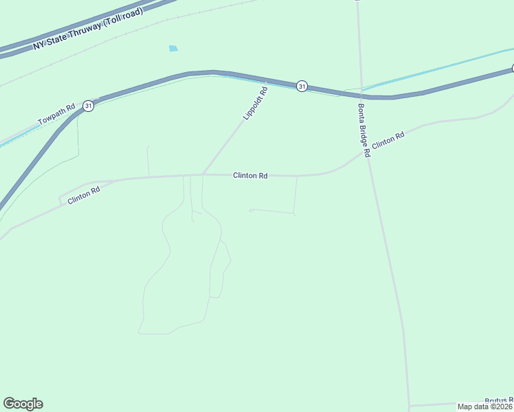 map of restaurants, bars, coffee shops, grocery stores, and more near 3420 Clinton Road in Jordan